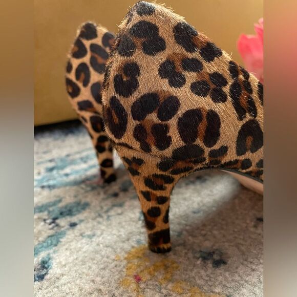Andre Assous leopard hair pumps 8 - Picture 3 of 7